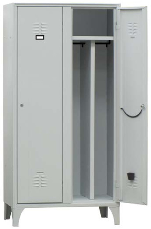 ARMADIO SPOGLIATOIO CON TRAMEZZA